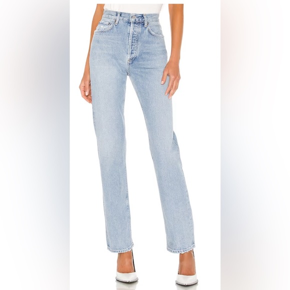 Agolde Denim - AGOLDE Lana Straight, Size 28 Riptide